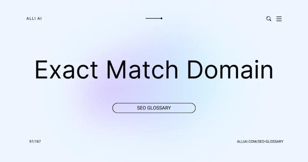 Exact Match Domain Penalty