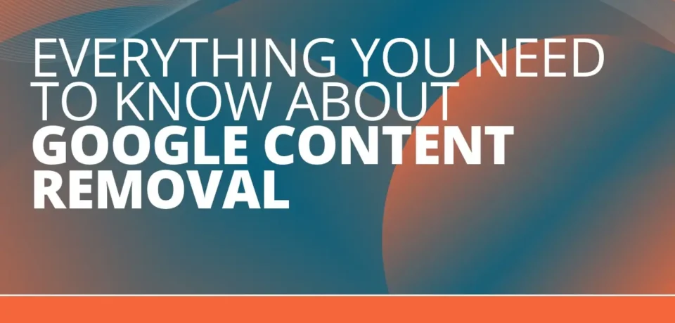 Google Legal Removal Request