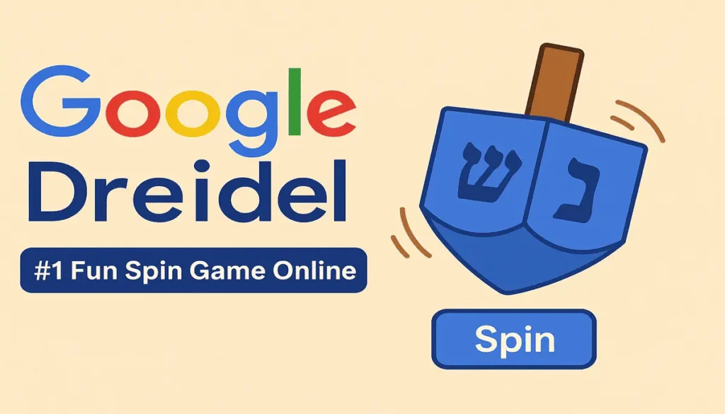 Features of Google's Dreidel Game